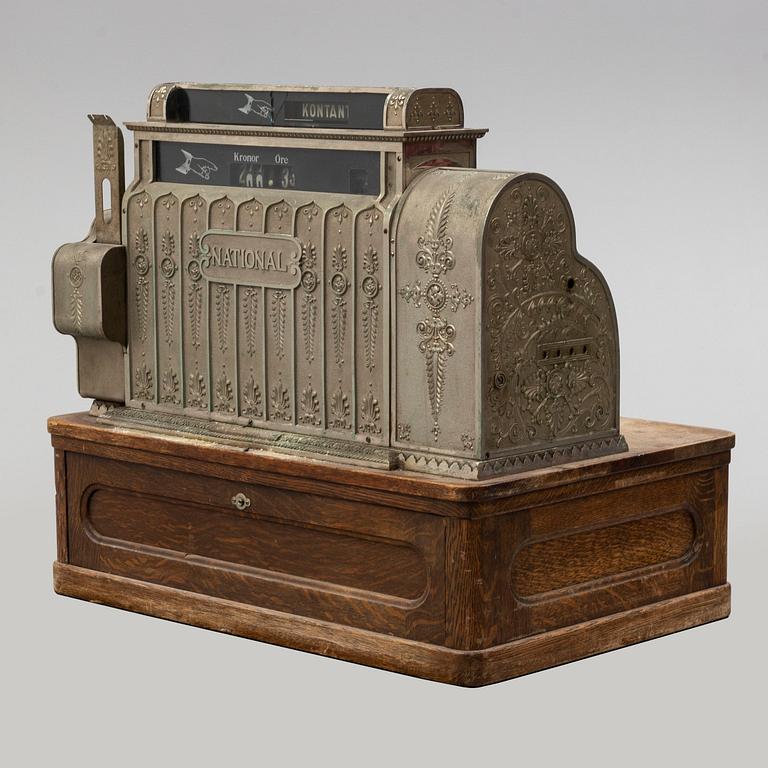 A swedish cash register, 'National', early 20th century.