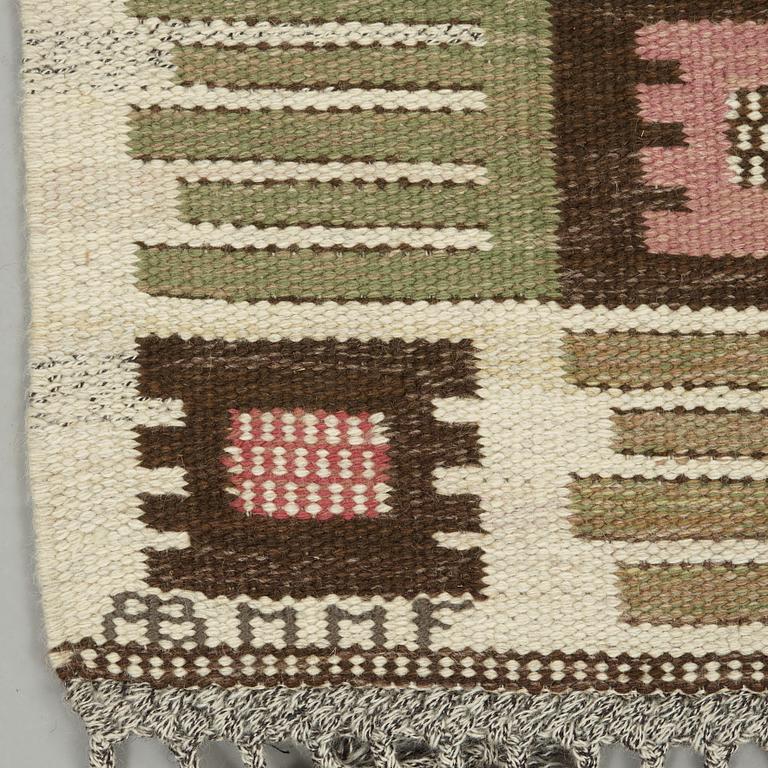 MÄRTA MÅÅS-FJETTERSTRÖM, matta, rölakan, 244 x 182,5 cm, "Nyponblomman", signerad AB MMF.