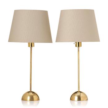 149. Eje Ahlgren, bordslampor, ett par, modell B 04, Bergboms, Malmö, 1960-tal.