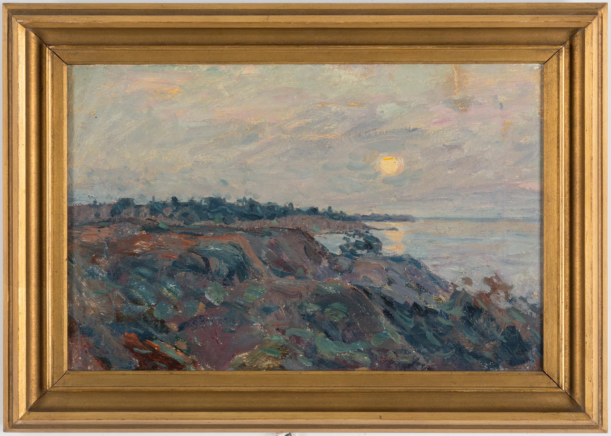 WILHELM BEHM, oil on canvas, signed.