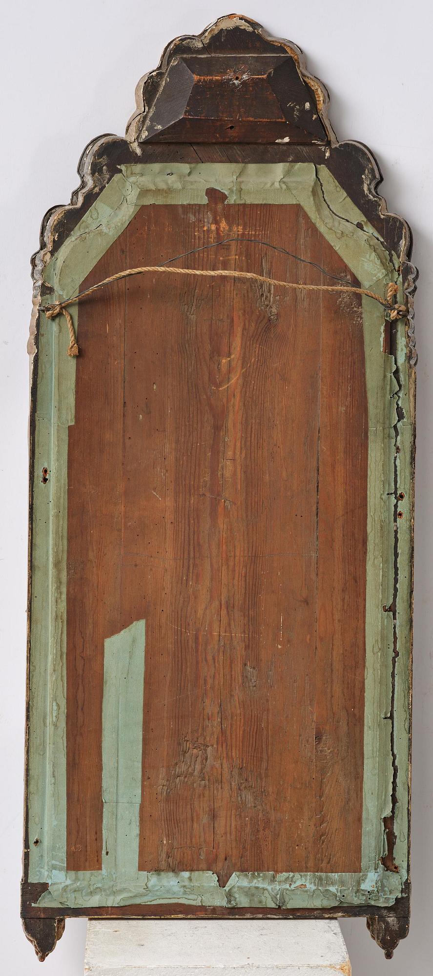 A Northern European late baroque mirror, mid 18th century.