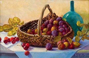 579. Fritz Jakobsson, STILL LIFE WITH FRUIT.