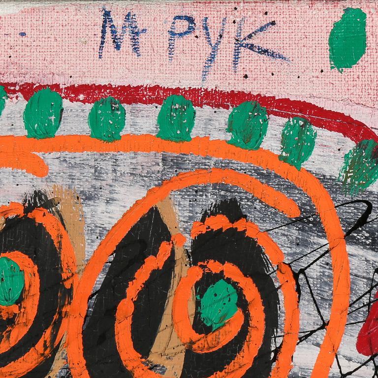 MADELEINE PYK, olja på duk, signerad.