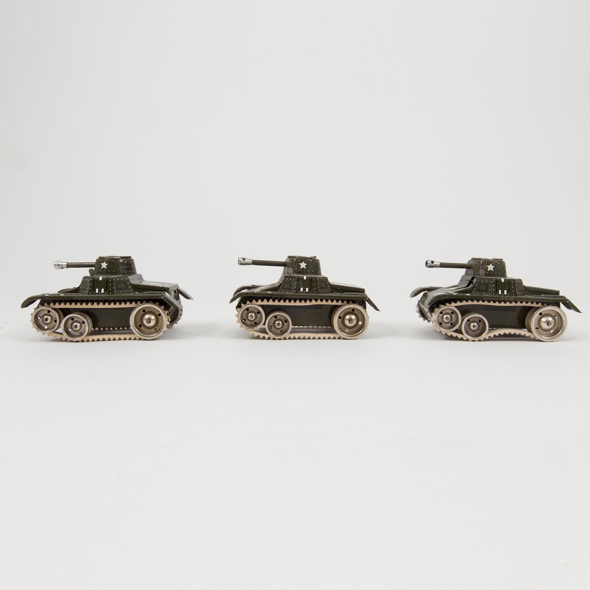 GAMA, 3 stycken stridsvagnar 70/3, Tyskland, 1950-tal.