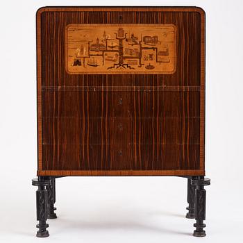 Erik Chambert, a cabinet by Chamberts Möbelfabrik, Norrköping för the World's Fair in Chicago 1933.