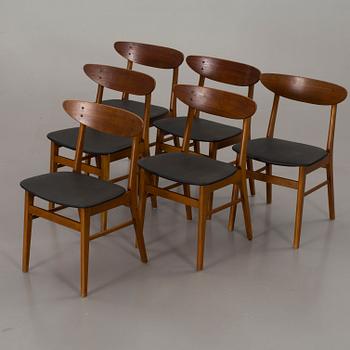 A SET OF 6 FARSTRUP CHAIRS, Denmark.