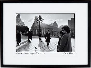 74. René Burri, RENÉ BURRI, photography signed René Burri also signed and dated 1997 on verso.