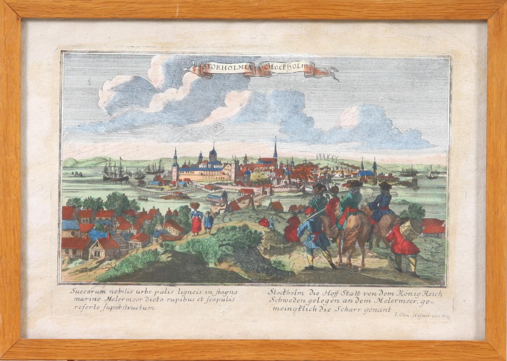 ETSNING, kolorerat, 1800-tal.
