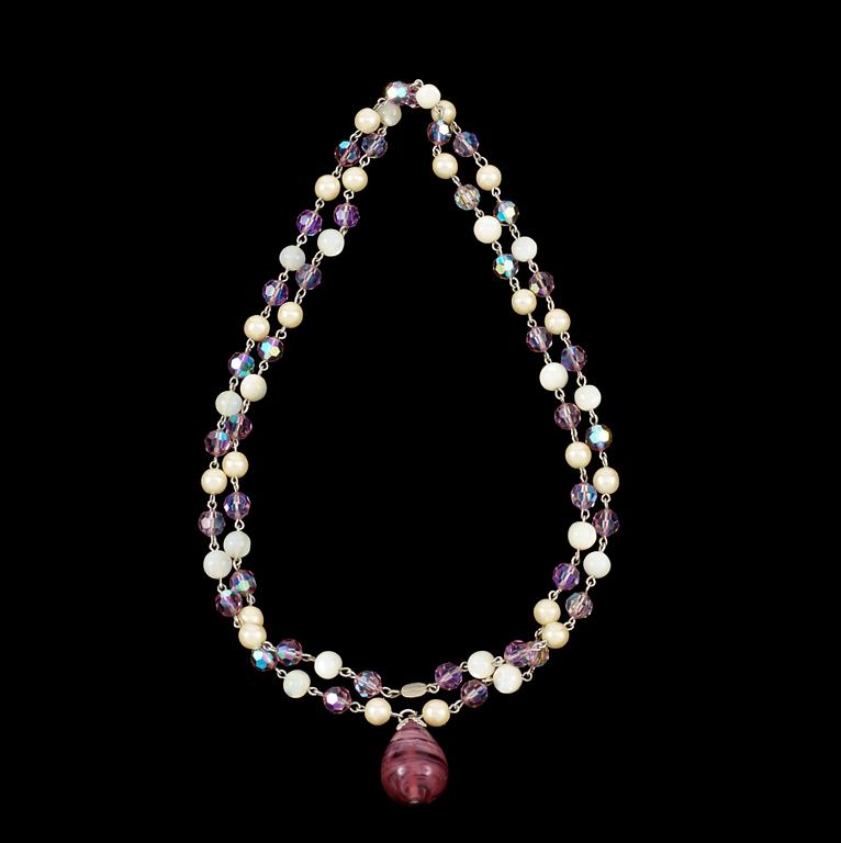 A 1960s necklace by Christian Dior.