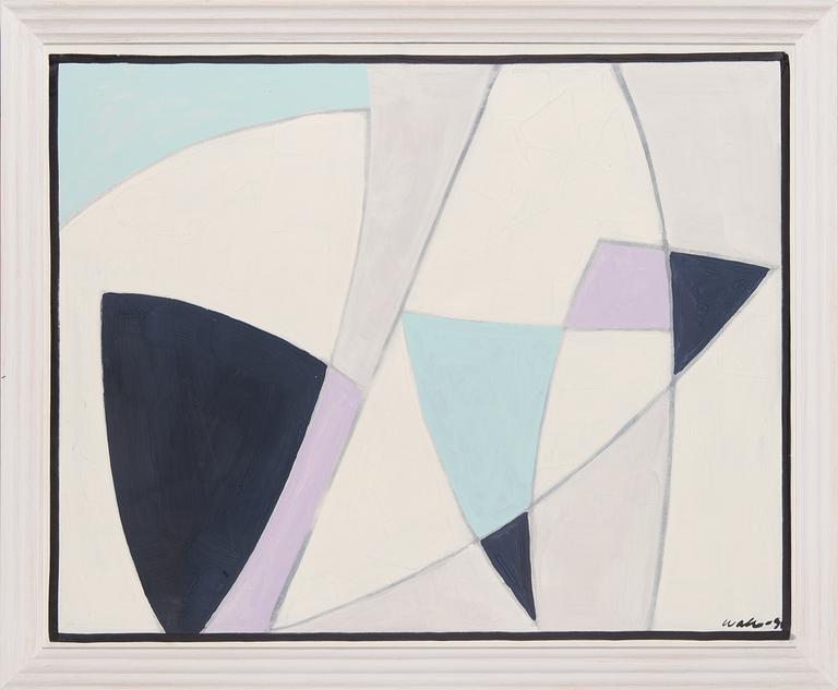 Raimo Walo, acrylic on canvas, signed and dated -91.