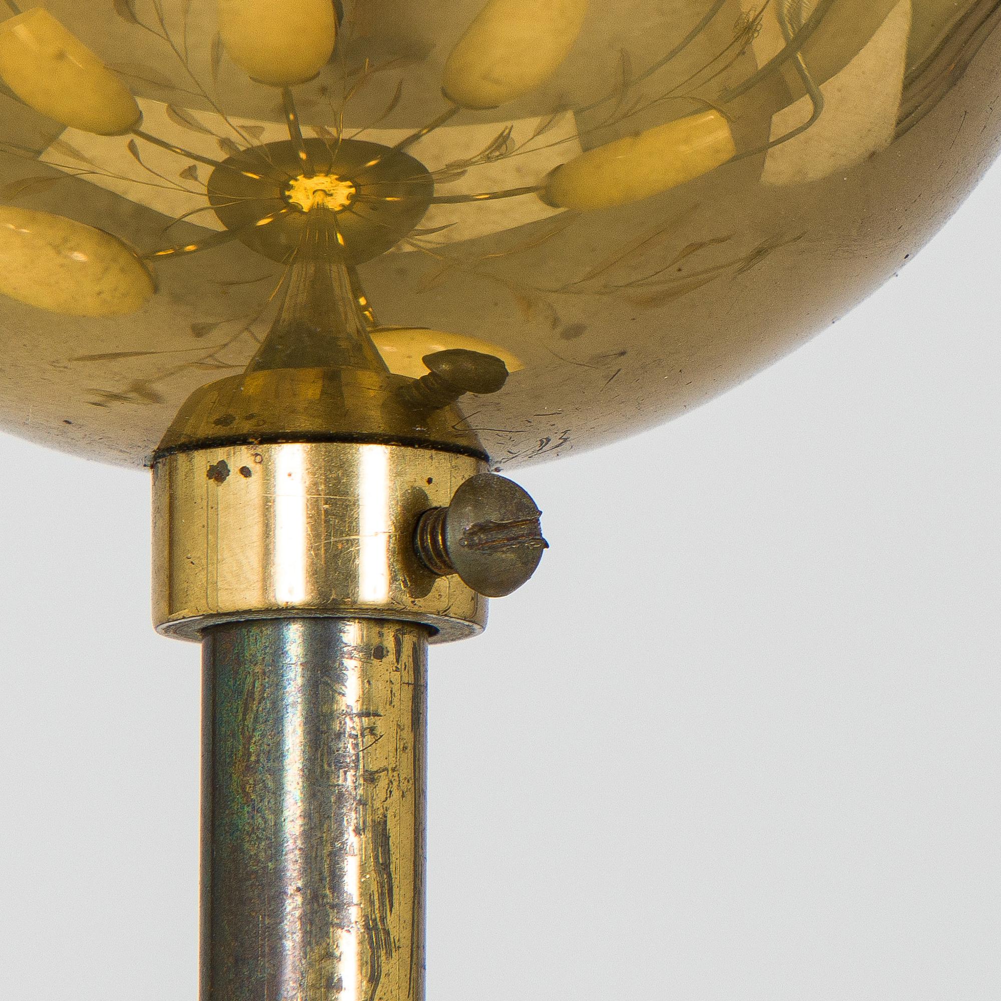 Paavo Tynell, taklampa, 9029/6, Taito 1900-talets mitt.