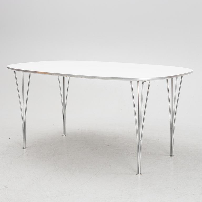 Bruno Mathsson & Piet Hein, matbord, "Superellips" för Fritz Hansen, Danmark.