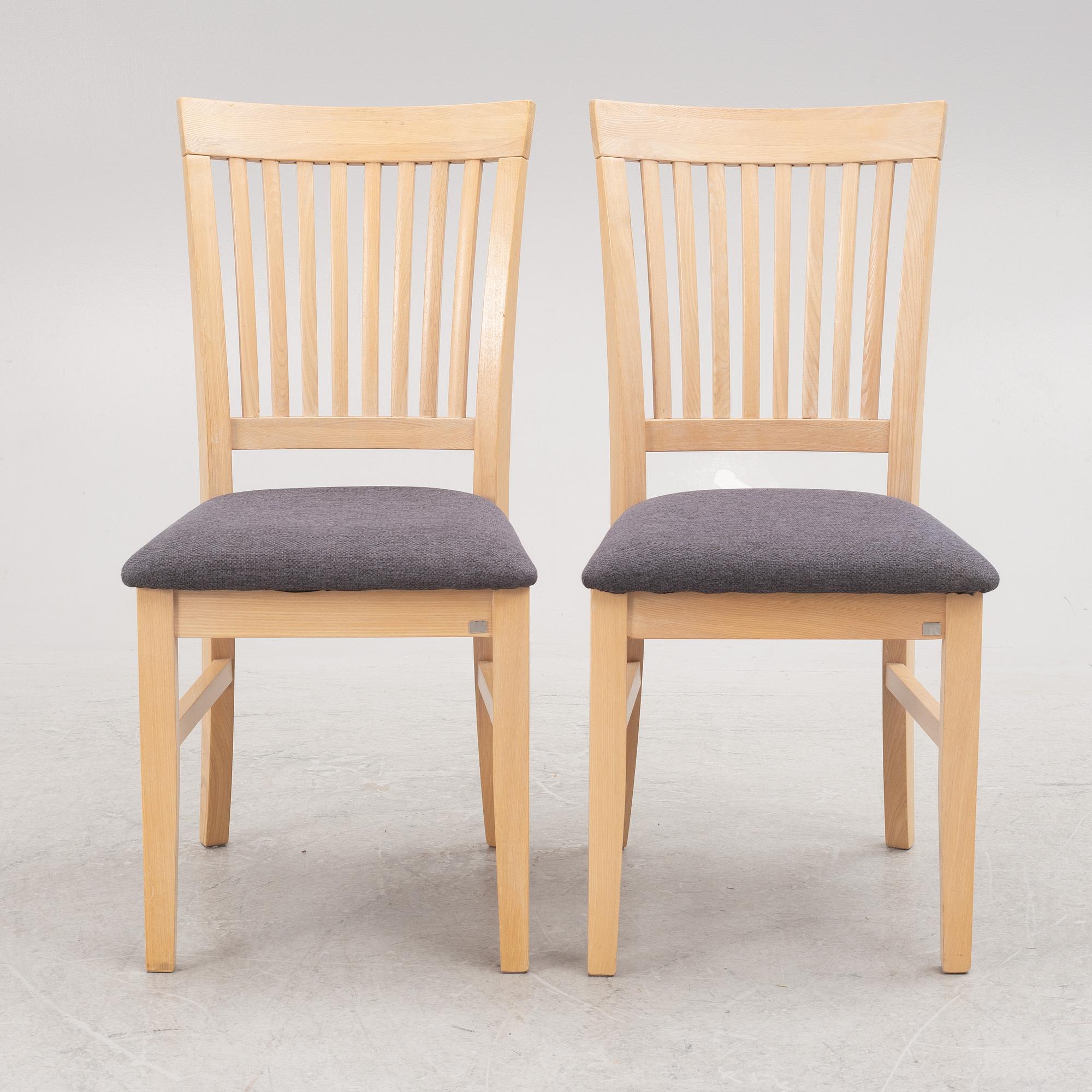 A set of six chairs, Hans K, Sweden 21st Century.