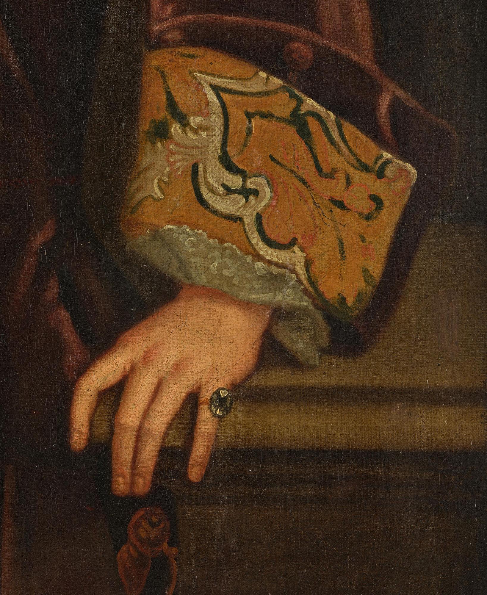 Gottfried Kneller, hans krets, Mansporträtt, knäbild, möjligen föreställande ”John Hutton of Marske” (1659-1731).