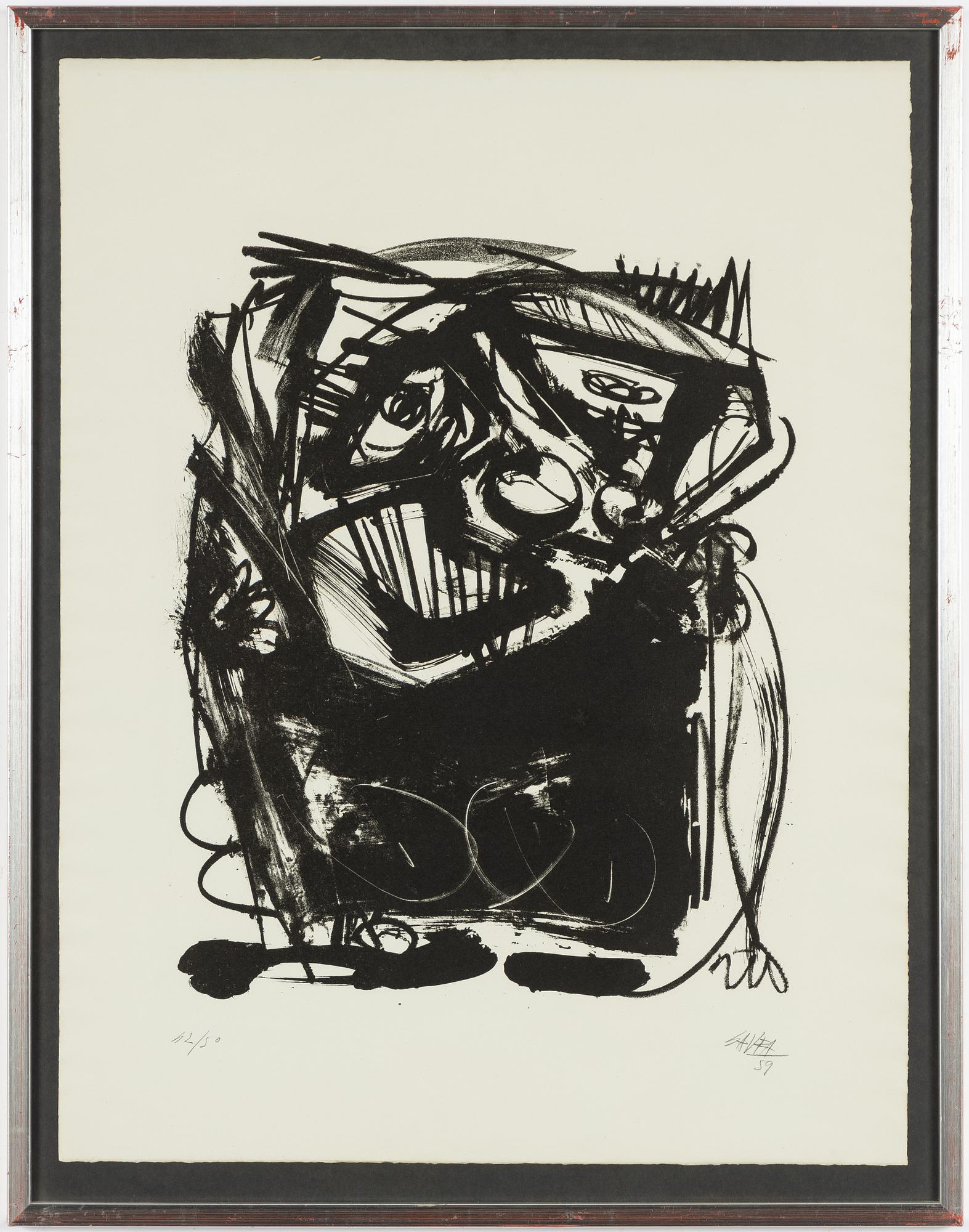 Antonio Saura, Utan titel.