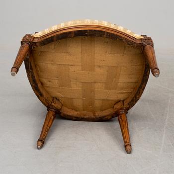 KARMSTOLAR, ett par, Louis XVI, 1700-/1800-tal.