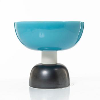 Ettore Sottsass, Bowl on foot, Bitossi, Montelupo.