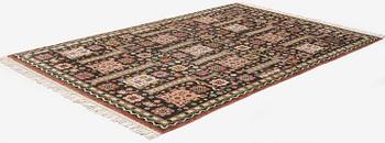 Märta Måås-Fjetterström, a carpet, "Svarta trädgårdsmattan", knotted pile, ca 356 x 219-220,5 cm, signed AB MMF.
