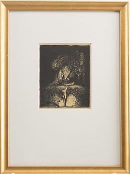 John Bauer, "God kväll farbror! sa pojken".