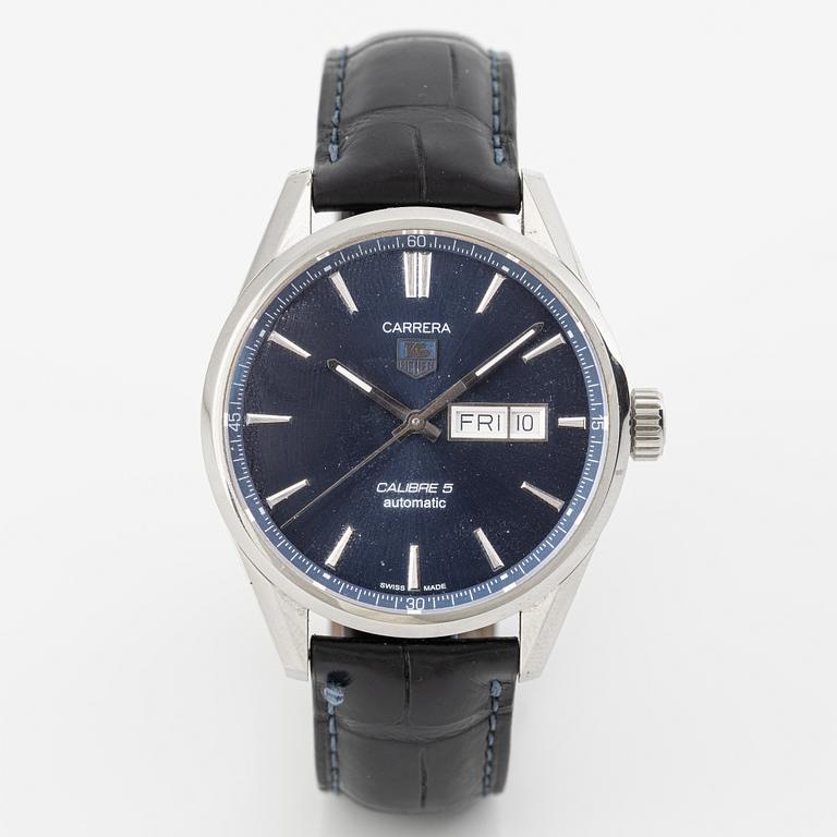 TAG Heuer, Carrera, Calibre 5, wristwatch, 41 mm.