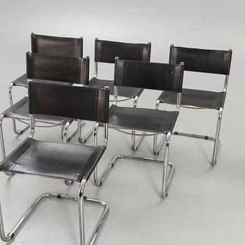Chairs, Italy, 8 pcs, late 20th century.