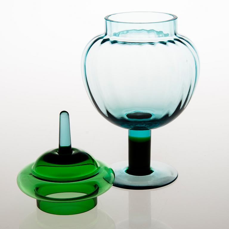 KERTTU NURMINEN, art glass, Lampi-series, Pro Arte 1993, signed K. Nurminen, Nuutajärvi.