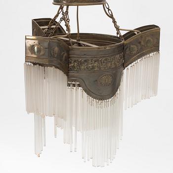 Ceiling lamp, Art Nouveau, early 20th century.