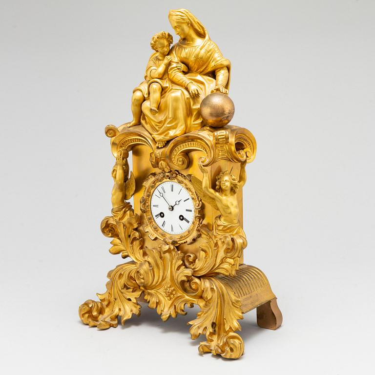 PENDULUM CLOCK, probably France. Second half of the 19th century.