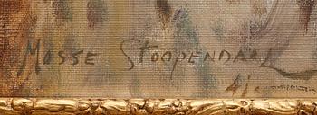 MOSSE STOOPENDAAL, olja på duk, signerad och daterad -41.