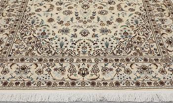 Carpet, Nain part silk, 305 x 204 cm.