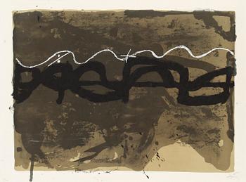405. Antoni Tàpies, Untitled, from: "Nocturne matinal".