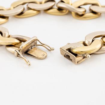 Bracelet 18K gold, two-tone.