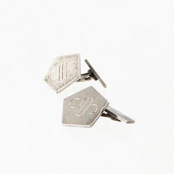 Wiwen Nilsson, manschettknappar sterling silver Lund 1963.