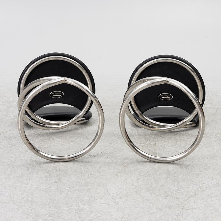 Poul Henningsen, a pair of 'Snake' chairs, Denmark.