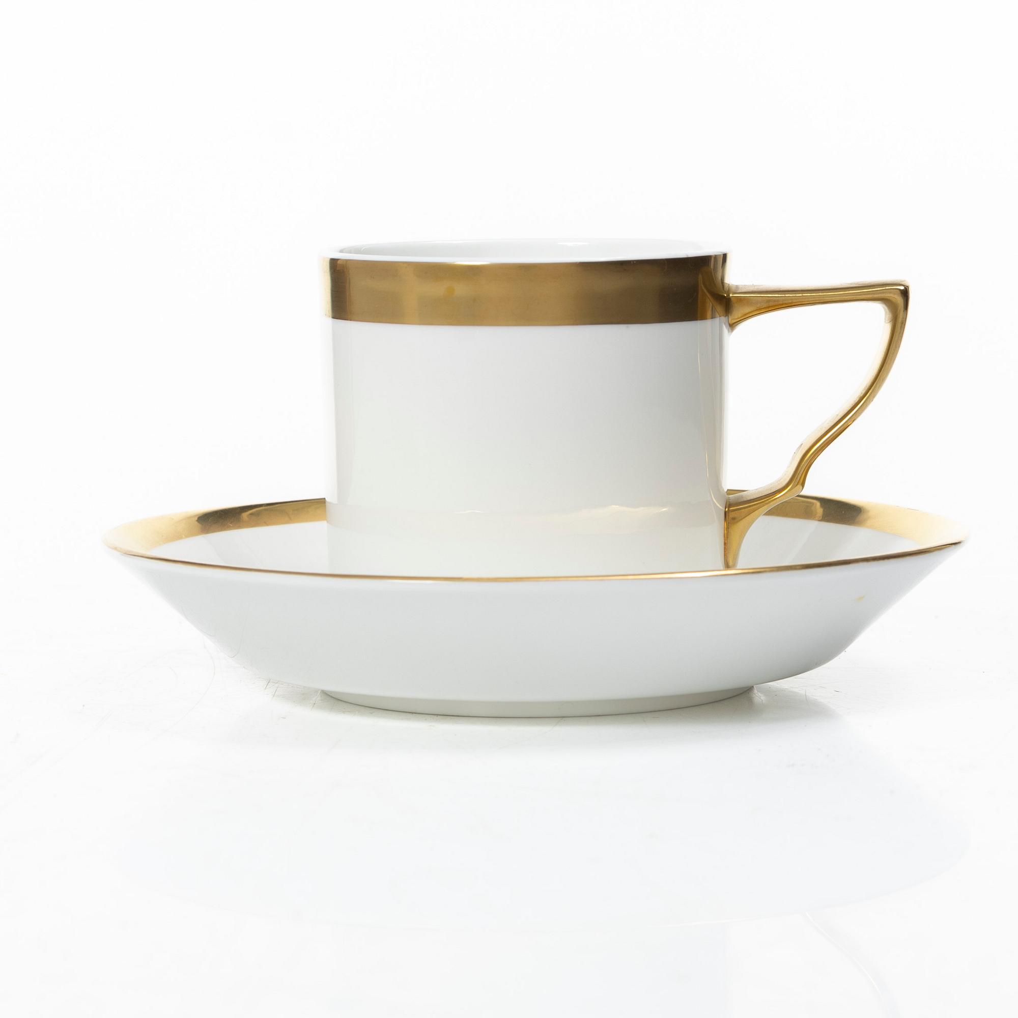 Karin Björquist, a 24 pcs  "Nobel", service, bone china, Orrefors.