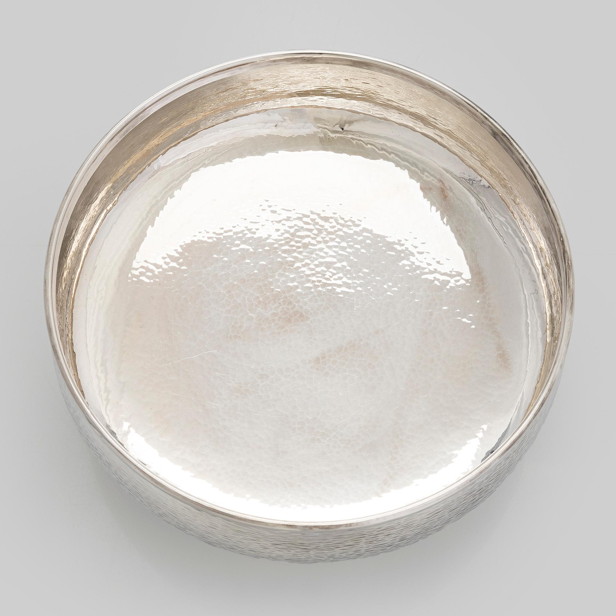 Reijo Sirkeoja, Skål, sterlingsilver, Kultakeskus, Tavastehus 1970.