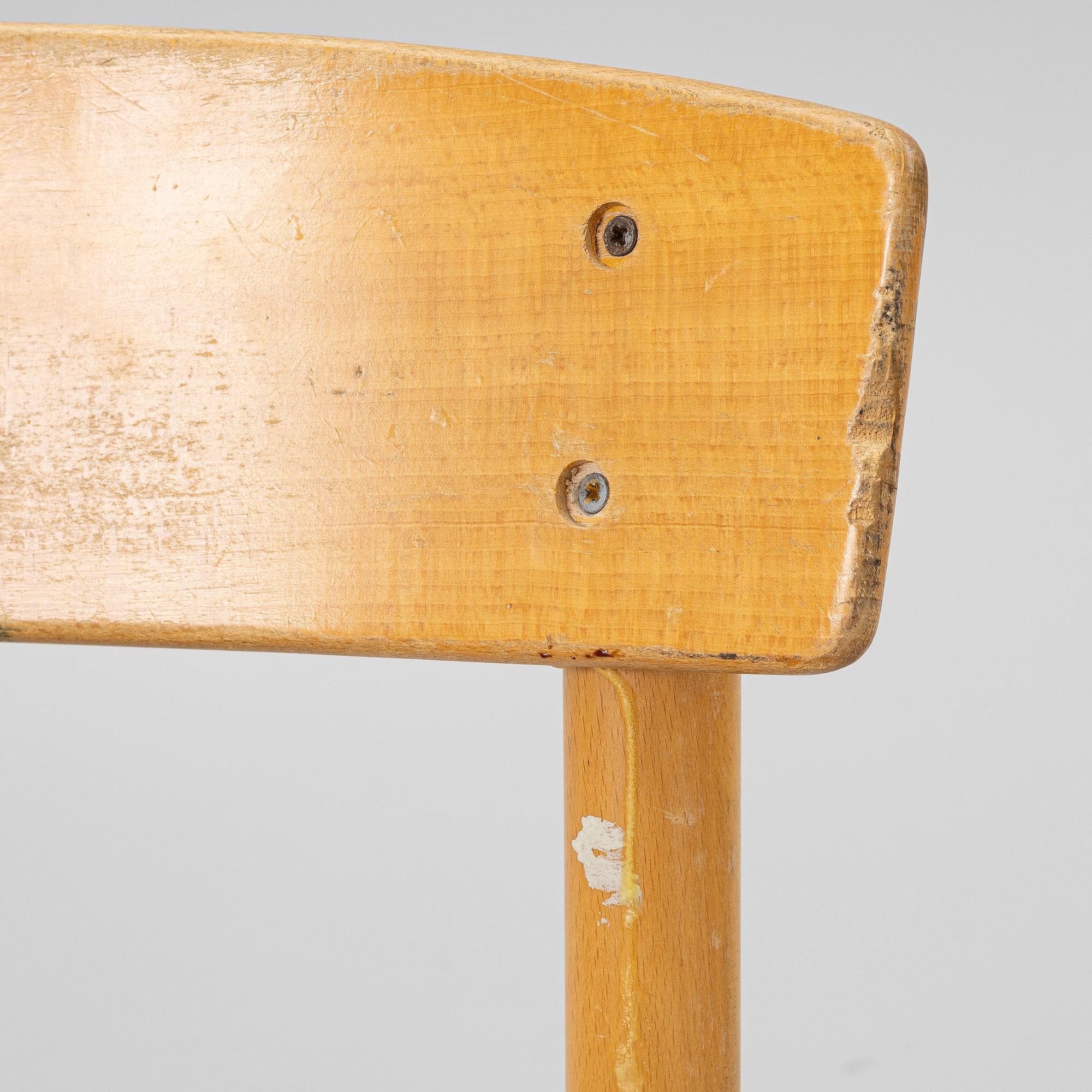 Børge Mogensen, 4 chairs, model J39. Fredericia Furniture Factory, Denmark.