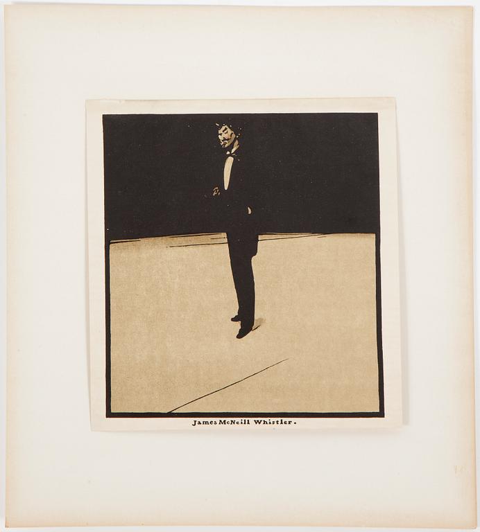 William Nicholson, portfolio with 12 woodcuts. Dated 1899.