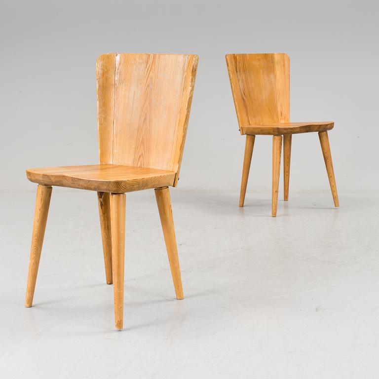 a pair of chairs model 510, Svensk Fur, Göran Malmvall, Karl Andersson och söner.