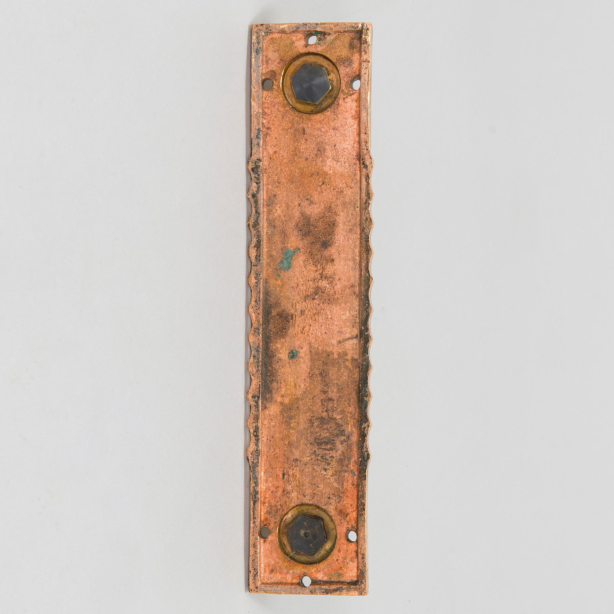 Dörrhandtag,  1862 eller 1918.