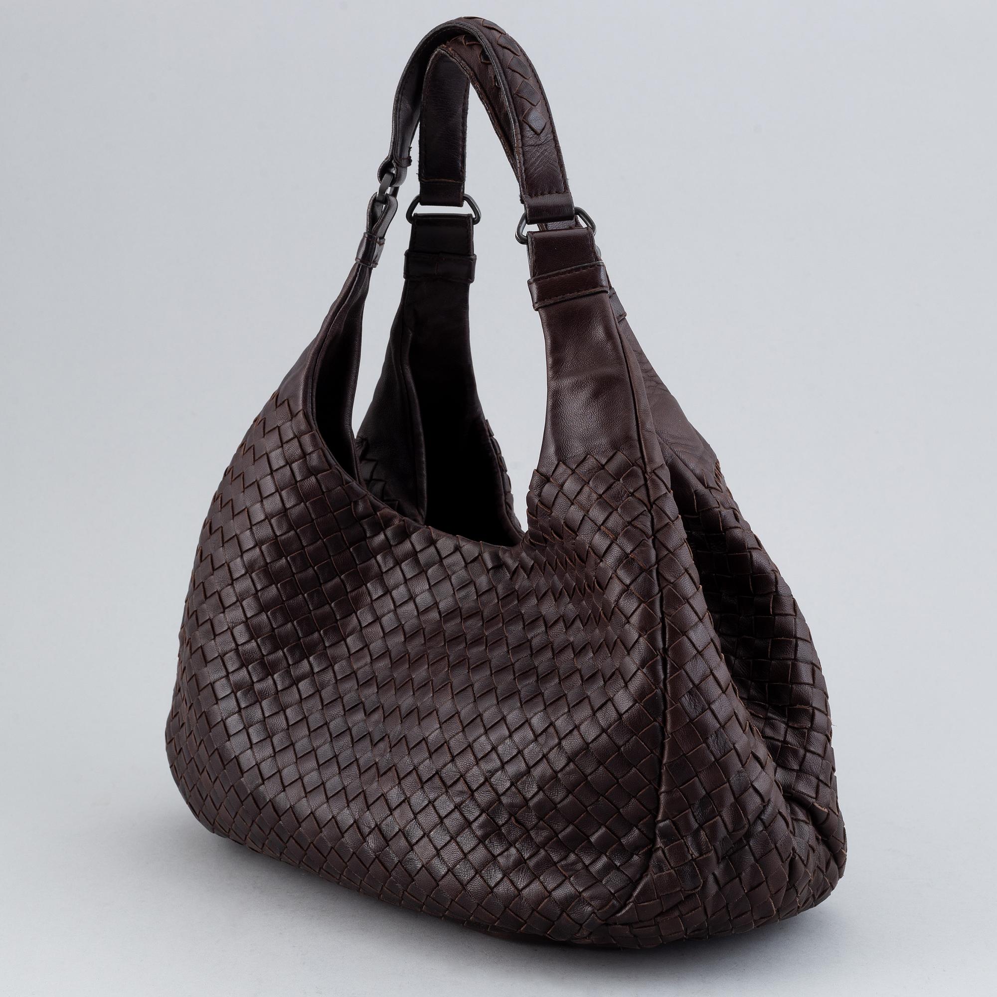 Bottega Veneta, a leather bag.