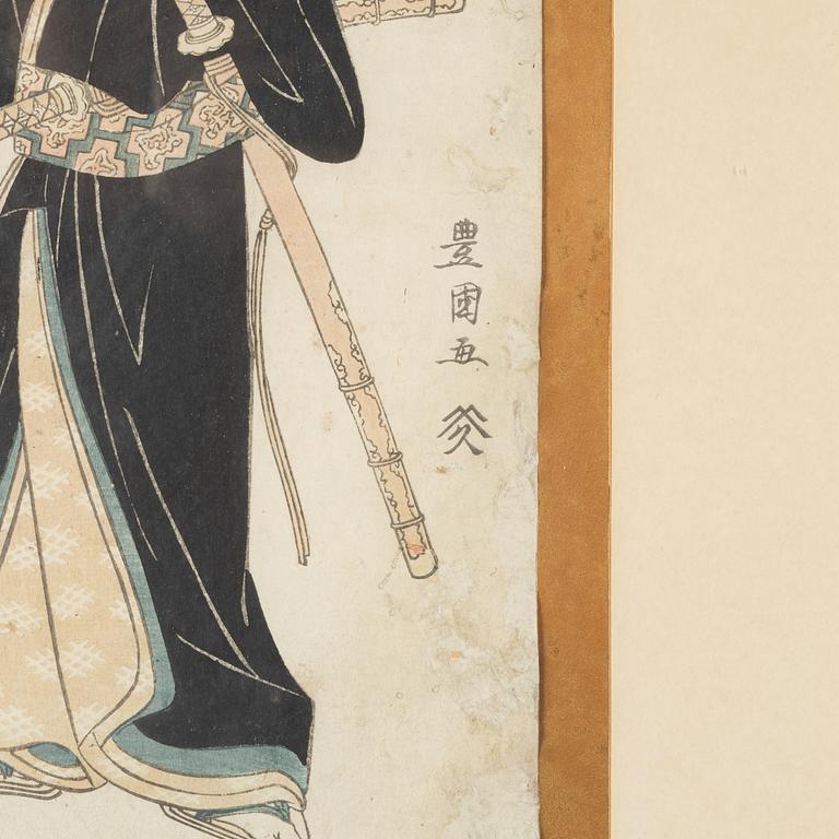 Utagawa Kunisada, träsnitt, Japan, 1800-tal.
