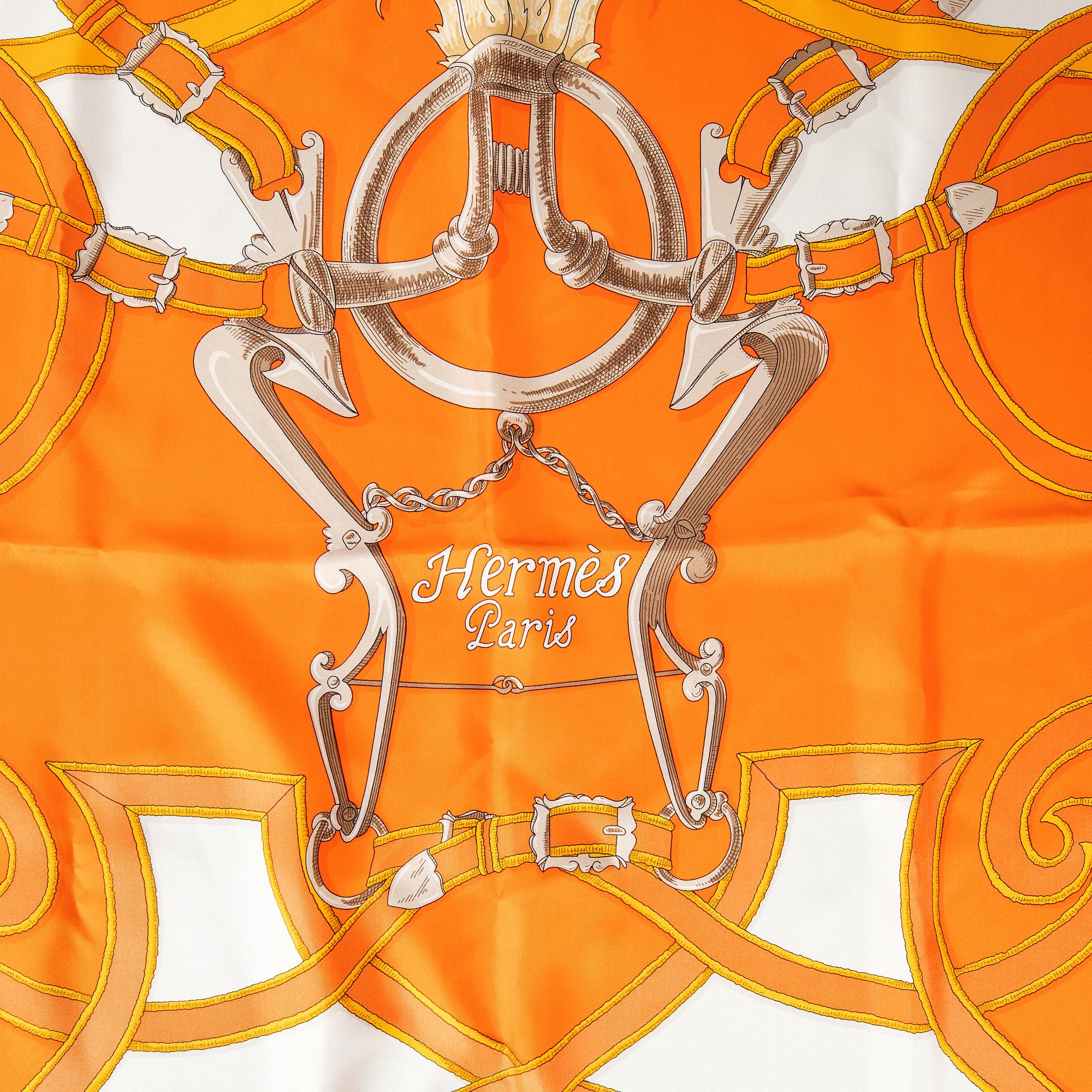 Hermès scarf "The Instruction of the King, in the Art of Horse Riding".