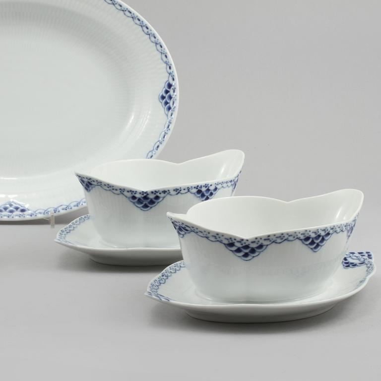 SERVERINGSDELAR. 4 st, porslin, "Princess", Royal Copenhagen, 1900-tal.
