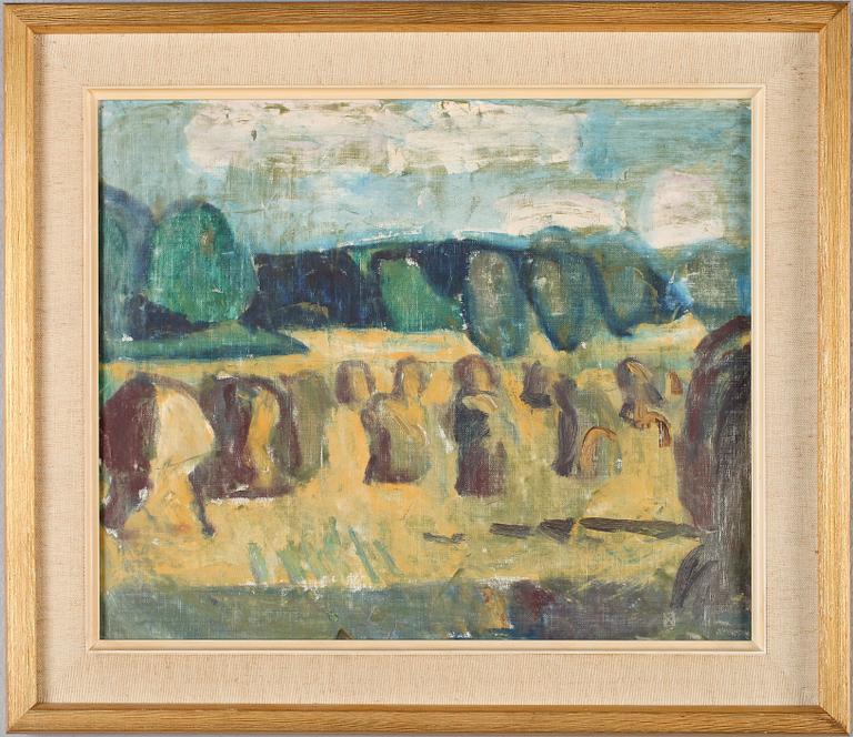 NISSE ZETTERBERG, olja på duk, monogramsignerad.