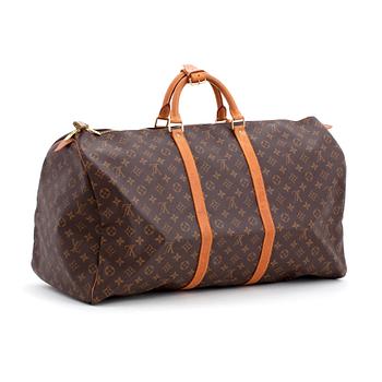 LOUIS VUITTON, a monogram canvas weekendbag, "Keepall  60".