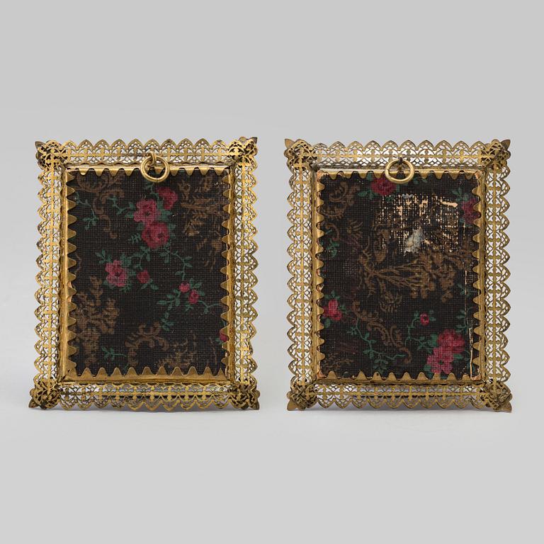 Two 20th century miniature paintings.