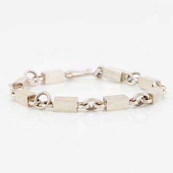 Wiwen Nilsson, armband, ring och stavkedja, sterlingsilver.