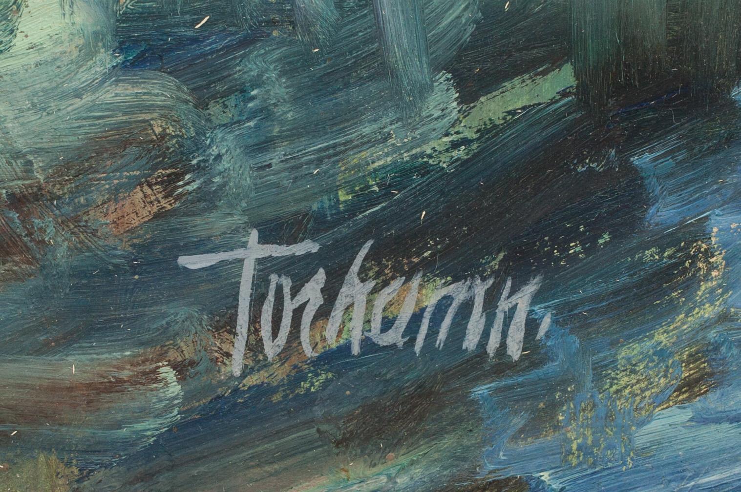 GUNNAR TORHAMN, olja på pannå, signerad.