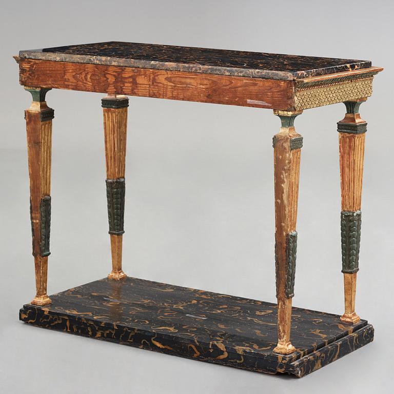 KONSOLBORD, sengustavianskt, omkring år 1800.
